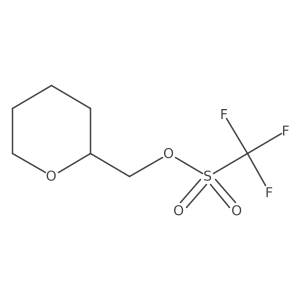 Tetrahydro-2H-pyran-2-ylmethyl trifluoromethanesulphonate结构式