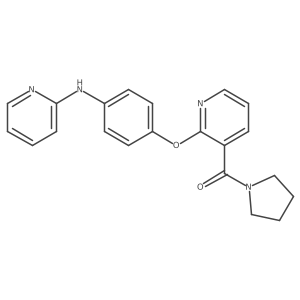 [2-[4-(2-Pyridinylamino)phenoxy]-3-pyridinyl]-1-pyrrolidinylmethanone Structure