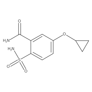 5-Cyclopropoxy-2-sulfamoylbenzamide Structure
