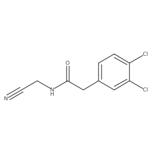 N-(cyanomethyl)-2-(3,4-dichlorophenyl)acetamide结构式
