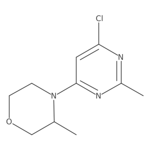 4-(6-Chloro-2-methylpyrimidin-4-yl)-3-methylmorpholine结构式