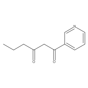 1-(Pyridin-3-yl)hexane-1,3-dione结构式