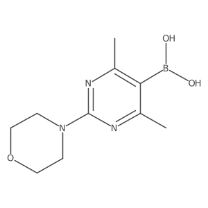 (4,6-Dimethyl-2-morpholinopyrimidin-5-yl)boronic acid Structure