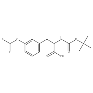 2-tert-Butoxycarbonylamino-3-(3-difluoromethoxyphenyl)-propionic acid Structure