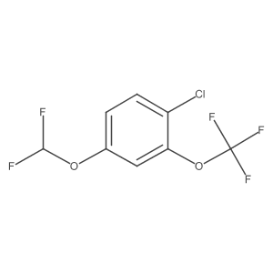 1-Chloro-4-(difluoromethoxy)-2-(trifluoromethoxy)benzene Structure