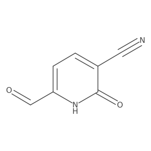 6-Formyl-2-oxo-1,2-dihydropyridine-3-carbonitrile结构式