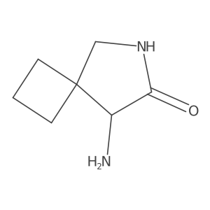 8-Amino-6-azaspiro[3.4]octan-7-one结构式