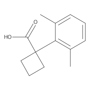 1-(2,6-Dimethylphenyl)cyclobutane-1-carboxylic acid Structure