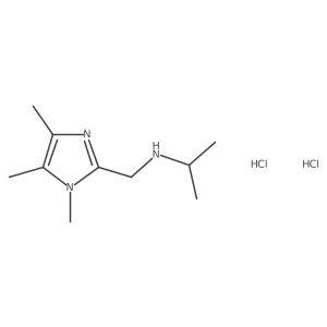 N-[(1,4,5-Trimethyl-1H-imidazol-2-yl)methyl]-propan-2-amine dihydrochloride结构式