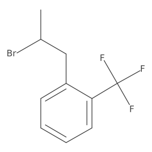 1-(2-Bromopropyl)-2-(trifluoromethyl)-benzene结构式