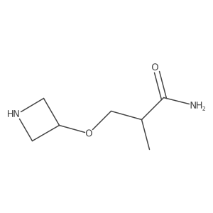 3-(Azetidin-3-yloxy)-2-methylpropanamide Structure