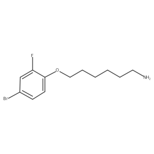 6-(4-Bromo-2-fluorophenoxy)hexan-1-amine Structure