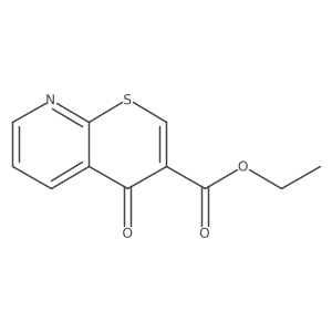 Ethyl 4-oxo-4H-thiopyrano[2,3-b]pyridine-3-carboxylate结构式