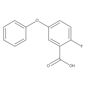 2-Fluoro-5-phenoxybenzenecarboxylic acid Structure