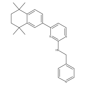 N-(pyridin-4-ylmethyl)-4-(5,5,8,8-tetramethyl-5,6,7,8-tetrahydronaphthalen-2-yl)pyrimidin-2-amine Structure