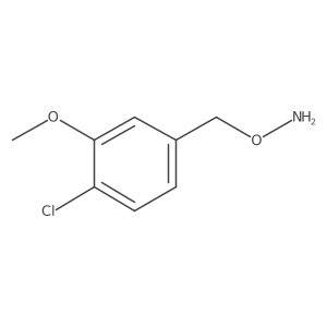 o-[(4-Chloro-3-methoxyphenyl)methyl]hydroxylamine结构式