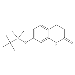 7-(tert-Butyl-dimethylsilanyloxy)-3,4-dihydro-1H-quinolin-2-one结构式