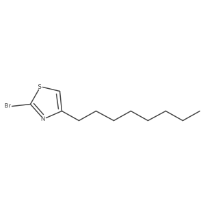 2-Bromo-4-octylthiazole Structure