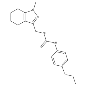 1-(4-ethoxyphenyl)-3-((1-methyl-4,5,6,7-tetrahydro-1H-indazol-3-yl)methyl)urea Structure