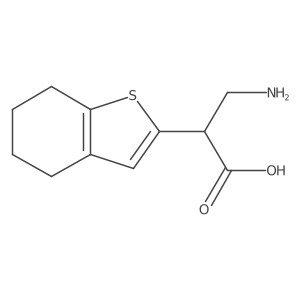 3-Amino-2-(4,5,6,7-tetrahydro-1-benzothiophen-2-yl)propanoic acid Structure