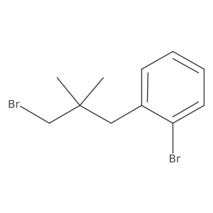 1-Bromo-2-(3-bromo-2,2-dimethylpropyl)benzene结构式