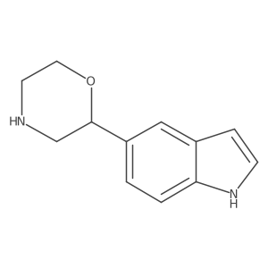 5-(morpholin-2-yl)-1H-indole结构式