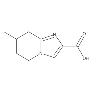 7-methyl-5H,6H,7H,8H-imidazo[1,2-a]pyridine-2-carboxylic acid Structure