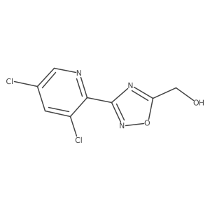 (3-(3,5-Dichloropyridin-2-yl)-1,2,4-oxadiazol-5-yl)methanol Structure