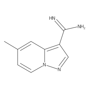 5-Methylpyrazolo[1,5-a]pyridine-3-carboximidamide Structure
