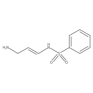 Benzenesulfonamide, N-(3-amino-1-propenyl)-, (E)- Structure
