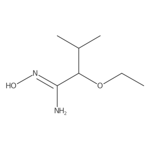 2-Ethoxy-N'-hydroxy-3-methylbutanimidamide结构式