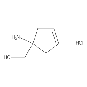 (1-Amino-3-cyclopenten-1-yl)methanol hydrochloride结构式