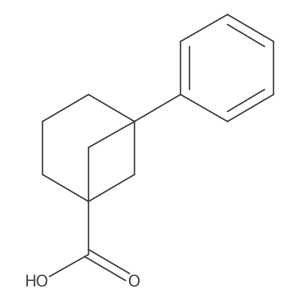 5-Phenylbicyclo[3.1.1]heptane-1-carboxylic acid Structure
