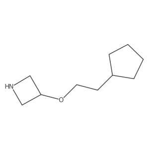 3-(2-Cyclopentylethoxy)azetidine Structure