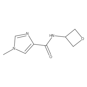 1-methyl-N-(oxetan-3-yl)-1H-imidazole-4-carboxamide Structure