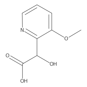 2-Hydroxy-2-(3-methoxypyridin-2-yl)acetic acid结构式