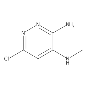 6-Chloro-N4-methylpyridazine-3,4-diamine Structure