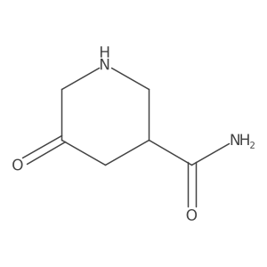 5-Oxopiperidine-3-carboxamide结构式