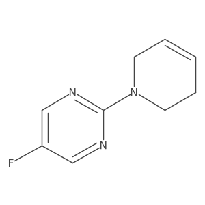 2-(3,6-Dihydro-2H-pyridin-1-yl)-5-fluoropyrimidine Structure