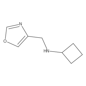 N-Cyclobutyl-4-oxazolemethanamine Structure