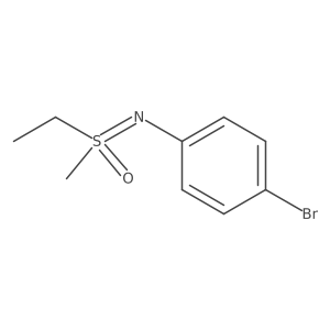 [(4-Bromophenyl)imino](ethyl)methyl-lambda6-sulfanone Structure