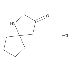 1-Azaspiro[4.4]nonan-3-one hydrochloride Structure