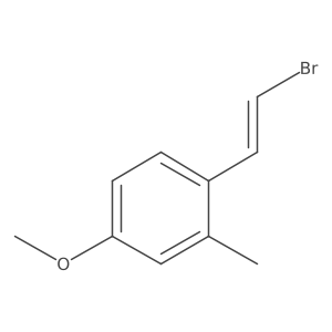 (E)-1-(2-bromovinyl)-4-methoxy-2-methylbenzene结构式