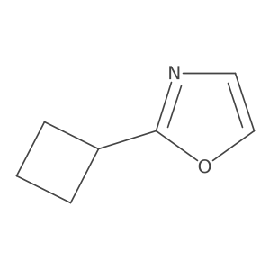 2-Cyclobutyl-1,3-oxazole结构式