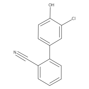 2-(3-Chloro-4-hydroxyphenyl)benzonitrile Structure
