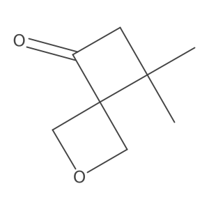 7,7-Dimethyl-2-oxaspiro[3.3]heptan-5-one结构式