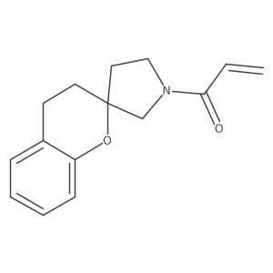 1-{3,4-Dihydrospiro[1-benzopyran-2,3'-pyrrolidine]-1'-yl}prop-2-en-1-one结构式