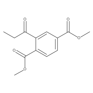 Dimethyl 2-propionylterephthalate Structure