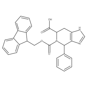 5-{[(9H-fluoren-9-yl)methoxy]carbonyl}-4-phenyl-3H,4H,5H,6H,7H-imidazo[4,5-c]pyridine-6-carboxylic acid Structure