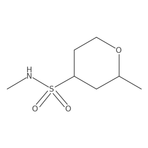 N,2-dimethyloxane-4-sulfonamide Structure